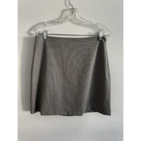 Banana Republic Pencil Skirt Womens Size 8 Knee Length Gray‎ Back Zip Career - Picture 1 of 6